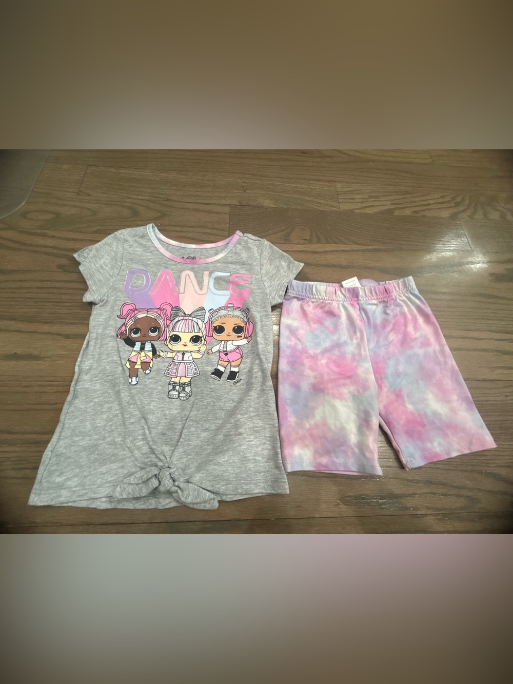 LOL Surprise Matching Outfit Set Girls Size 5 Shirt & Shorts